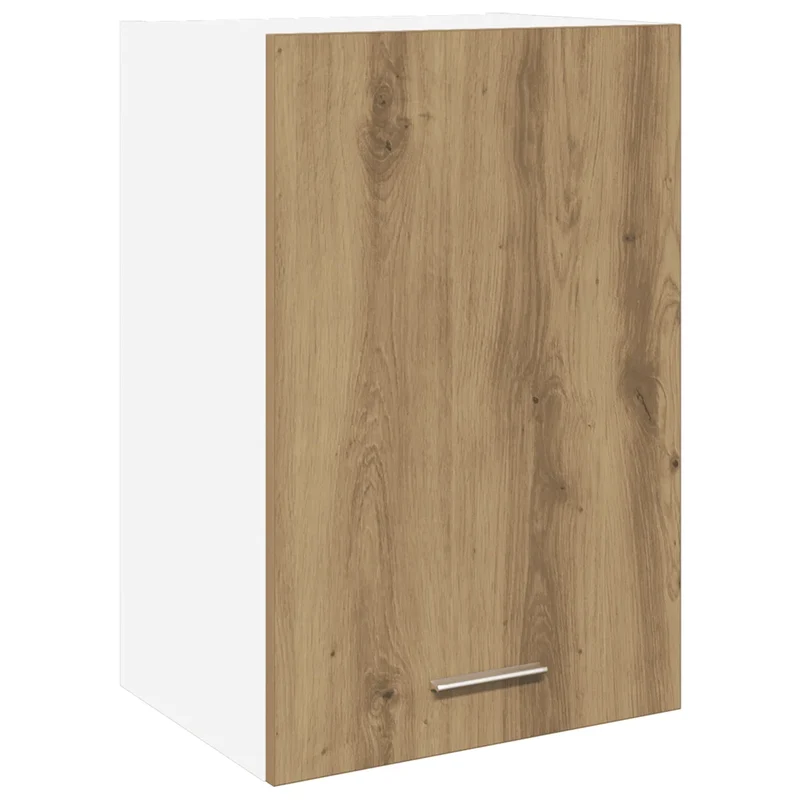 Armoire suspendue design moderne murale 40 x 31 x 60 cm avec grand espace de rangement en bois d'ingénierie chêne artisanal 02_0050752