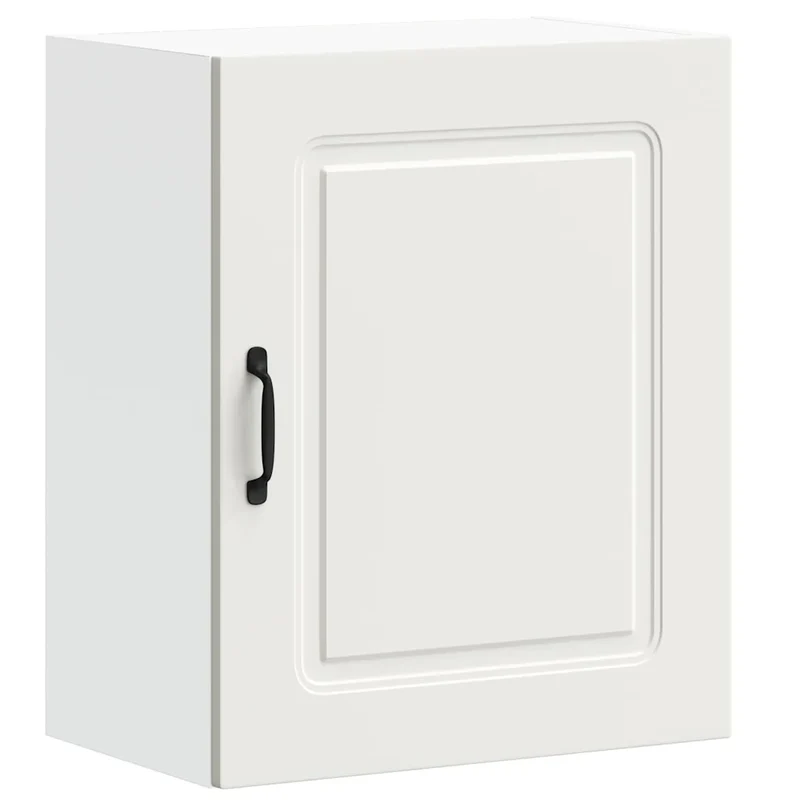 Armoire murale de cuisine Kalmar optimisation espace pratique rangement 50 x 31 x 60 cm en bois d'ingénierie blanc 02_0049980