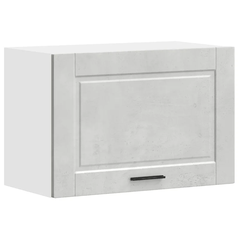 Armoire murale de cuisine design pratique 60 x 31 x 40 cm en bois d'ingénierie gris béton 02_0050386