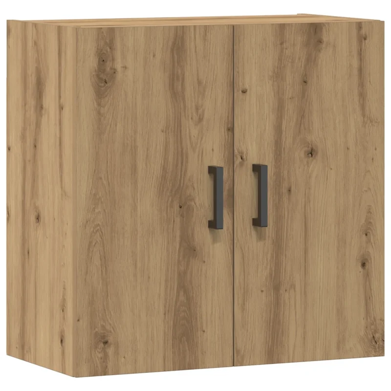 Armoire murale fonctionnelle design épuré 60 x 31 x 60 cm en bois d'ingénierie chêne artisanal 02_0051137