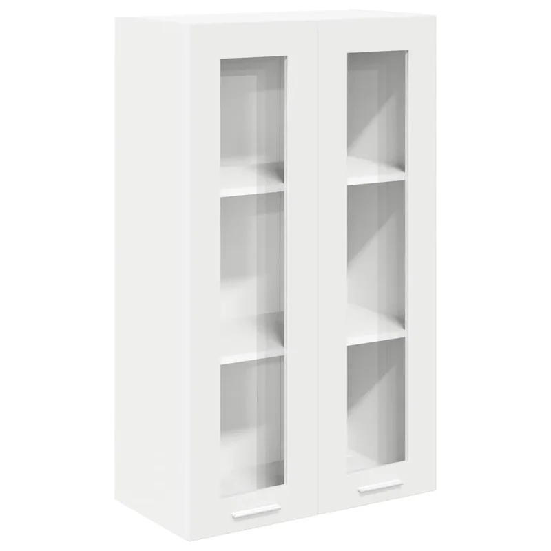 Armoire suspendue moderne grand espace de rangement 60 x 31 x 100 cm en bois d'ingénierie blanc 02_0053425