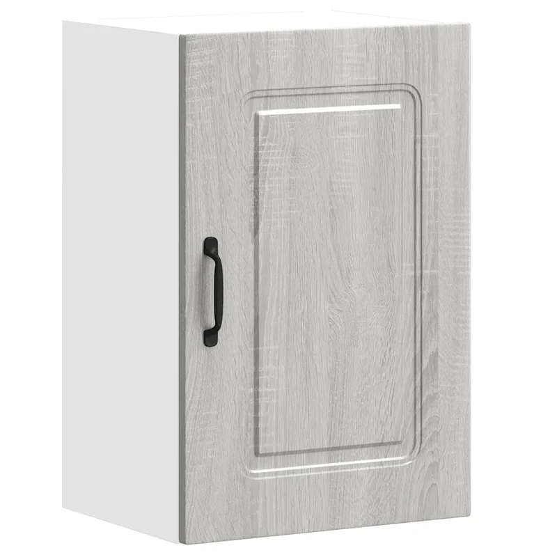 Armoire murale de cuisine design moderne 40 x 31 x 60 cm rangement spacieux en bois d'ingénierie sonoma gris 02_0049976