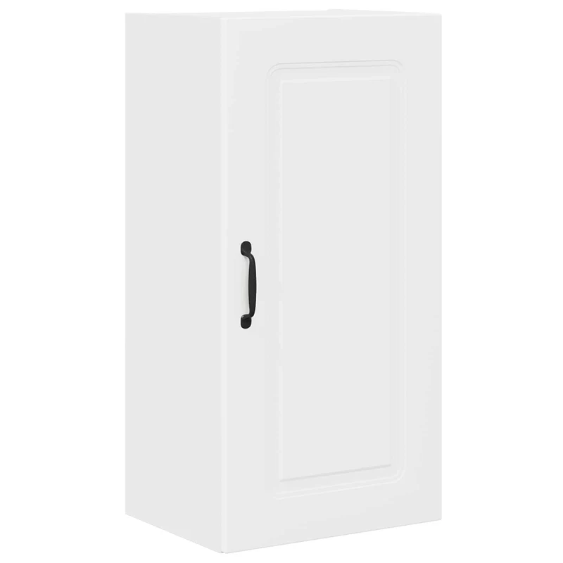 Armoire de cuisine rectangulaire design moderne rangement 40 x 31 x 80 cm en bois d'ingénierie blanc 02_0053703