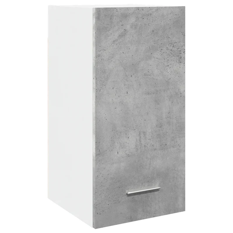 Armoire suspendue murale design moderne cuisine 30 x 31 x 60 cm en bois d'ingénierie gris béton 02_0050748
